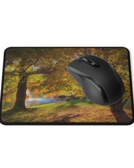 Golden Sunrise in Kawarau Falls Scenic Reserve – Non-Slip Mouse Pads