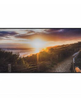 The Serene Sunset at Point Lonsdale Beach, a Joyful Masterpiece – Desk Mats