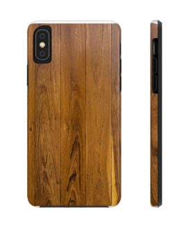 Timber Tranquility: Abstract Texture Art Inspired by Wood Flooring – Tough Phone Cases